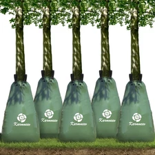 Tree Watering Bag - 5 Pack - 20 Gallon Slow Release Tree Watering System with...