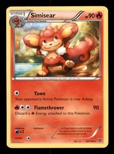 Simisear 23/146 Rare XY Base Set Pokemon Moderately Played