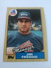 1987 Topps Chicago White Sox Baseball Card #318 Jim Fregosi MG