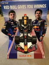 Red Bull Cardboard Display race car and drivers, 33 inches tall