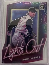 2021 Donruss baseball optics lights out Randy Johnson #LO01