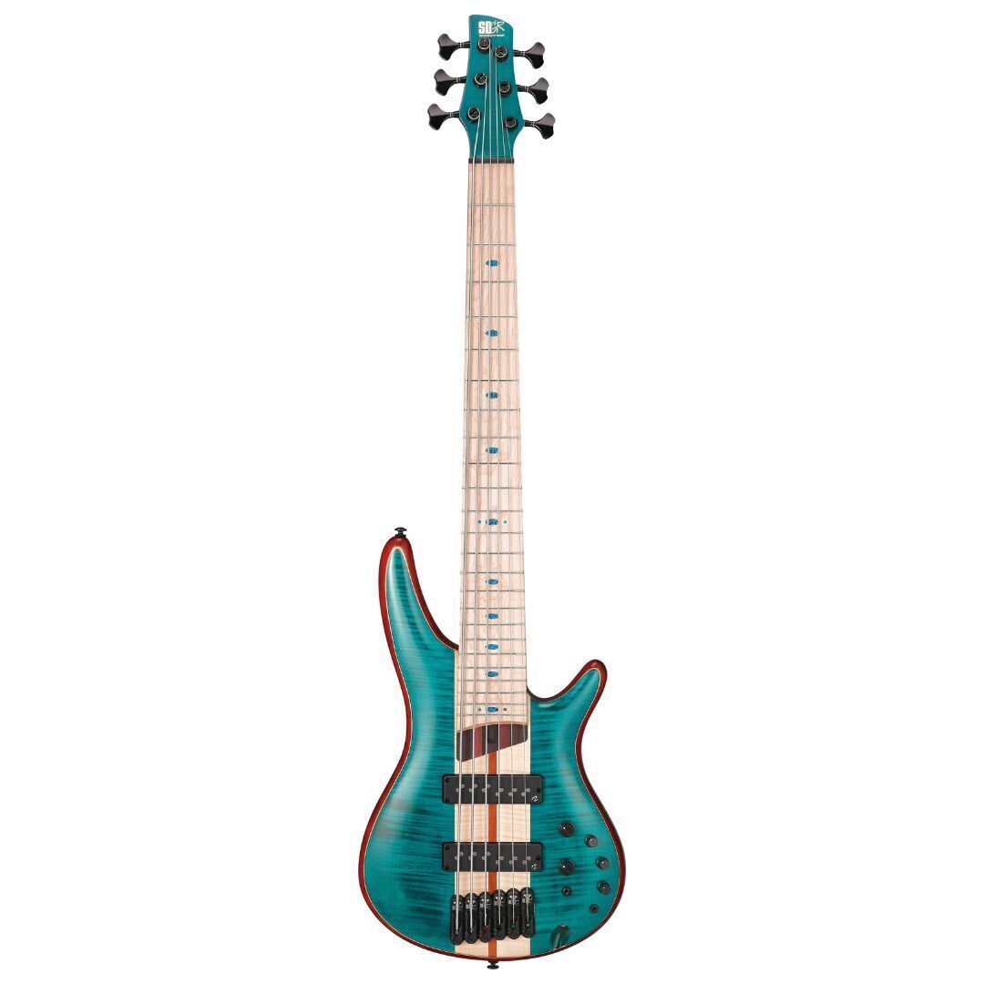 Ibanez Electric Bass Solid SR Премиум-6-струнная электрогитара Caribbean Green