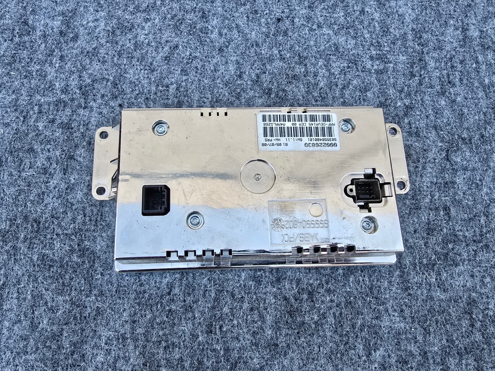 NAVIGATION DISPLAY SCREEN MONITOR 58k 08-19 MASERATI GRANTURISMO 4.2L M145