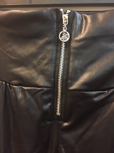 Leggings Esti Couture Mujer M Negro Cuero Sintético Cintura Alta Yoga Ejercicio Pantalón - Imagen 3 de 3