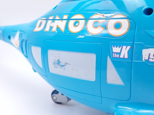 Disney Pixar Cars Le Roi Dinoco Hélicoptère Grand avec Son TESTÉ *LIRE* - Photo 11 sur 14