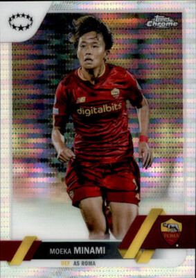 2022-23 Topps Chrome Moeka Minami #17 Pulsar AS Roma