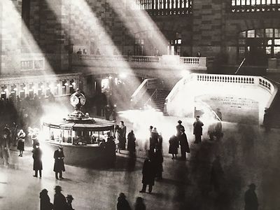 GRAND CENTRAL STATION, NEW YORK,1934' AUTHENTIC 1992 XL 47