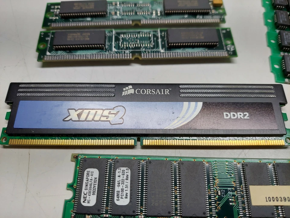 LOT Memory Modules DDR333 PC100 DDR266 PC2700 PC2 4200 PC3200 DDR400 Vintage - Image 2 of 4