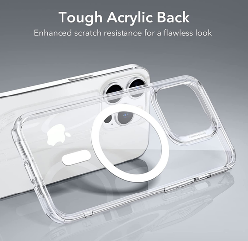 Magnetic Case for iPhone 14 Pro/Pro Max Magsafe Case Clear Built-in Magnets - Zdjęcie 9 z 11