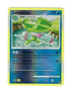 Pokémon TCG Lombre Secret Wonders 54/132 Reverse Holo Uncommon UNPLAYED