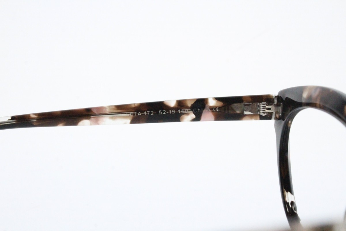 Warby Parker Leta 172 Black Currant Tortoise Cat Eye 52 