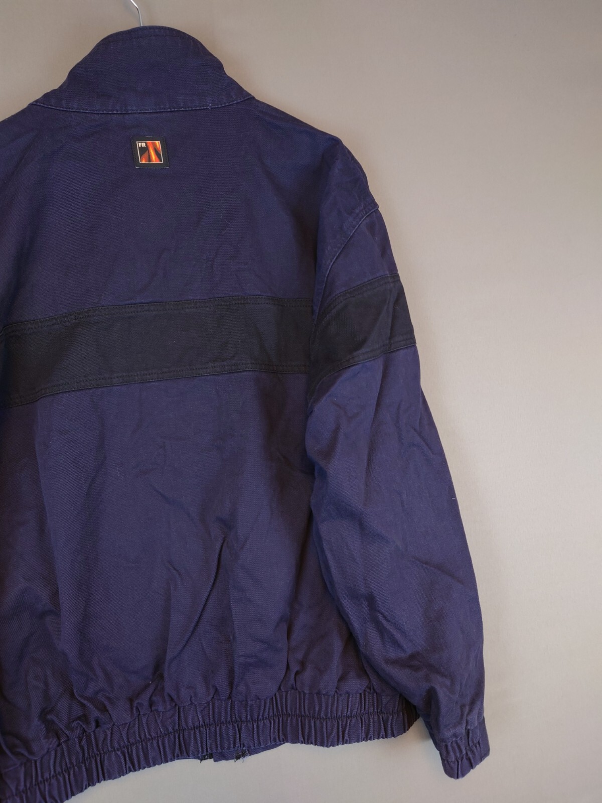 Workrite FR Full Zip Heavy Button Jacket Navy Blu… - image 15