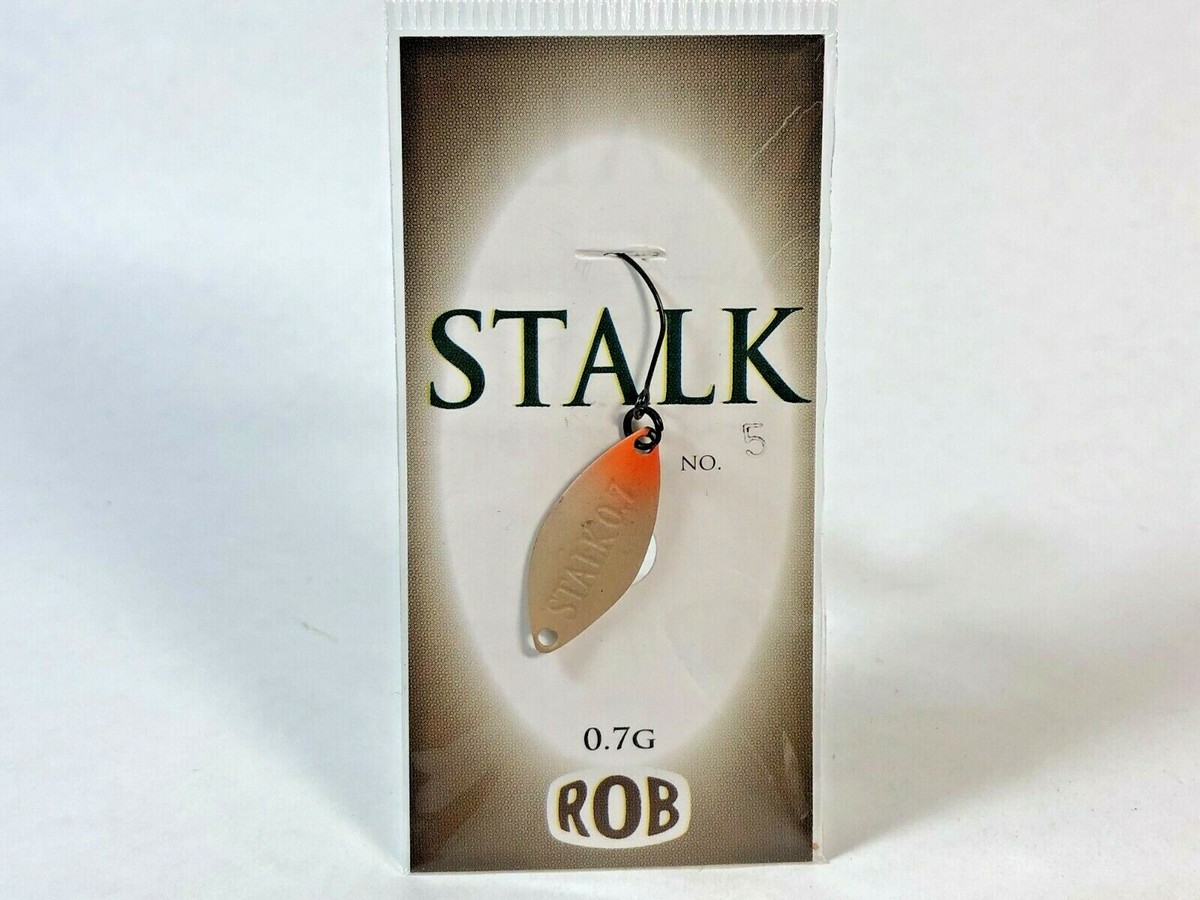ROB LURE STALK 0.7g - Cucchiaio Da Trota Super Leggero (23mm) Made In Japan, Affonda Lento, Preda Piccola