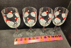 Santa Claus Wine Glass Set Eat Drink & Be Merry Set of 4 — photo 10