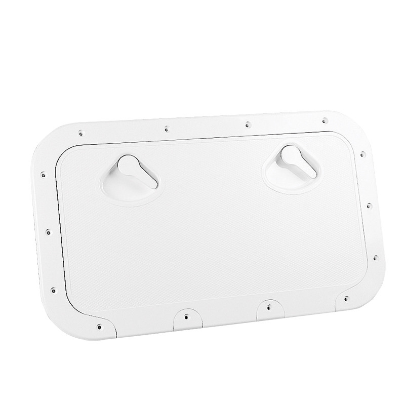 Nuova Rade 600mm x 355mm White Hinged Boat Access/Inspection Hatch 196596
