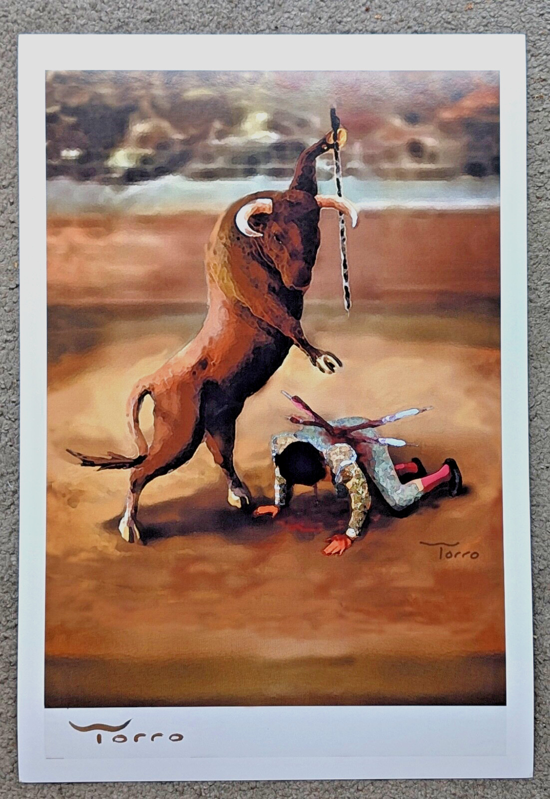 "The Bullfighter Dies" by Larry Torro - print