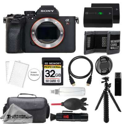 Sony a7R V Mirrorless Camera (Body) + 32GB +Extra Battery+ Tripod- Accessory Kit