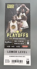 2017 NBA Finals Ticket Golden State Warriors Cavs Gm1 LeBron James Durant Curry