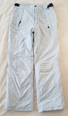 Pantalón de nieve Columbia Titanium mujer azul claro, talla L, perfecto  estado | eBay