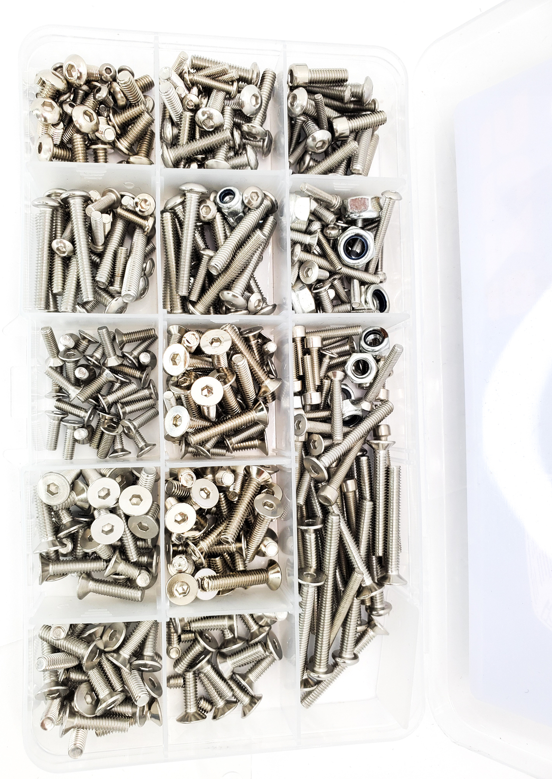 NEW NHX Stainless Steel Screw Box 433Pcs For 1/6  Axial SCX6 FREE US SHIP