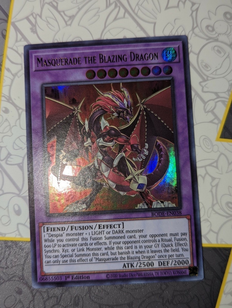 Yu-Gi-Oh! TCG Masquerade the Blazing Dragon Burst of Destiny BODE