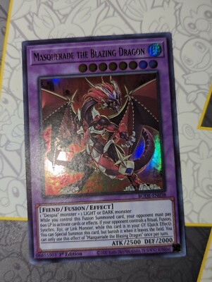 Yu-Gi-Oh! TCG Masquerade the Blazing Dragon Burst of Destiny BODE-EN038 1st...