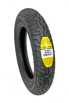 Dunlop D404 120/90-17 Front Tire Motorcycle 120 90 17 64S 45605618