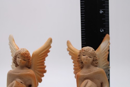 De colección Ángeles Arte Folclórico Arcilla Terracota Ángel Alado Músico Hecho en Guatemala - Imagen 7 de 8