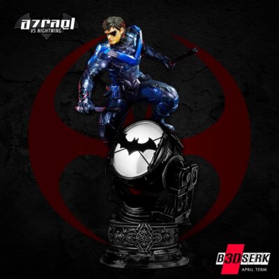 Nightwing Sculpture DC Universe resin scale model kit unpainted 3d print