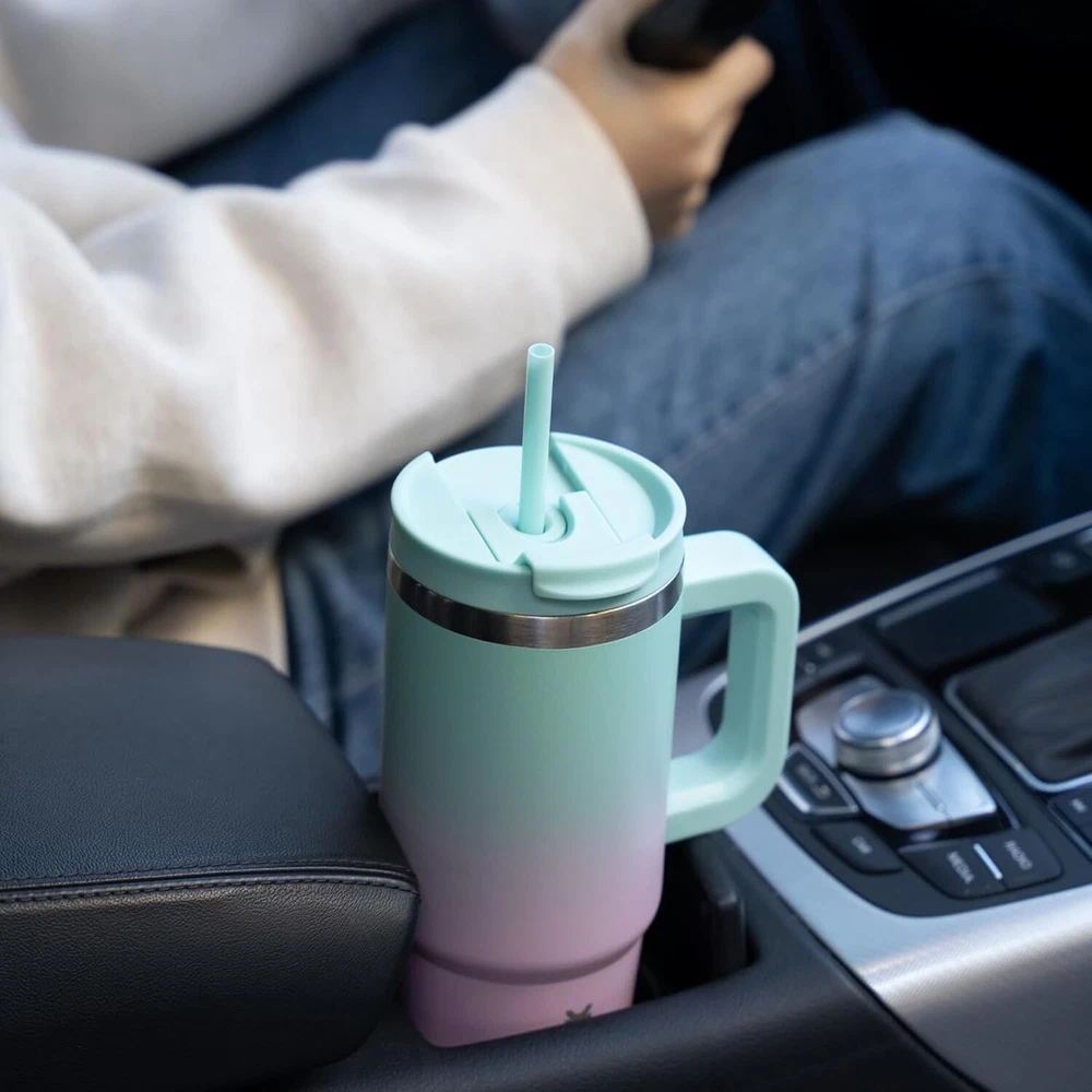 Tumbler with Handle and Straw 30 Oz Insulated Tumbler Cups with Lid Stainless Tumbler with Handle and Straw 30 Oz Insulated Tumbler Cups with Lid Stainless