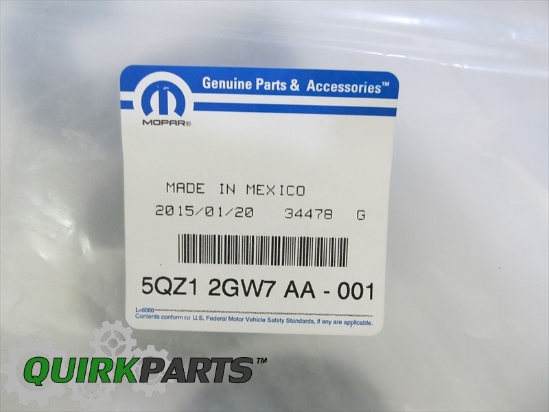 OEM Mopar Bright White Hard Spare Tire Cover 2014 Jeep Wrangler