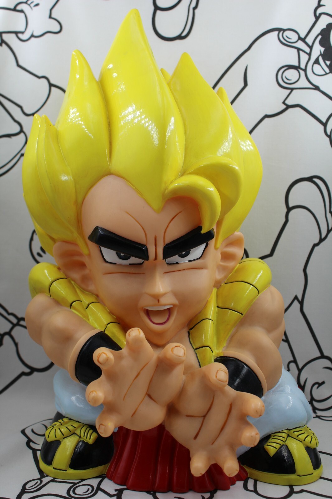 DRAGON BALL Z HUCHA PIGGY BANK GOGETA SUPER SAIYAN 37 cm.