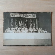 Rare 1972 Philippines 8th Asia-Pacific Scout Conference BW Real PHOTO - 1