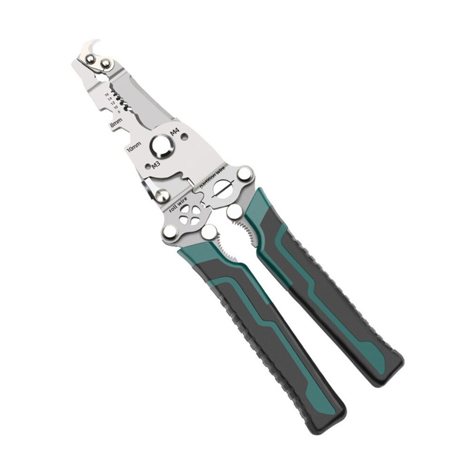 GEDEUBAN 18-in-1 Portable Wire Stripper & Crimper - Multifunctional Tool For Electricians & DIY - View #2