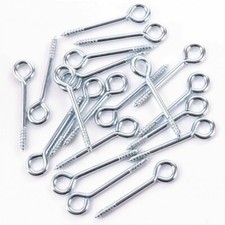 Screw In Eyes Eyelet Vine Hooks - Used For Garage Shed Hanging Large / Small UK