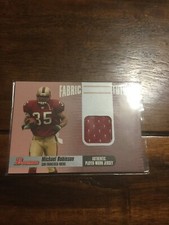 2006 Bowman Fabric Future Jsy Rookie Michael Robinson 49ers