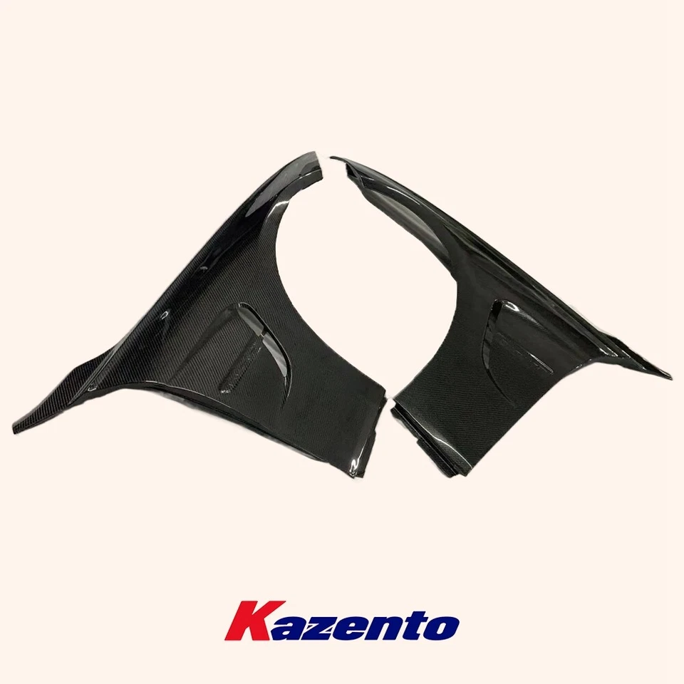 Par de guardabarros delantero lateral para BMW 2015-2020 Real F82 M4 fibra de carbono Foto 2 de 4