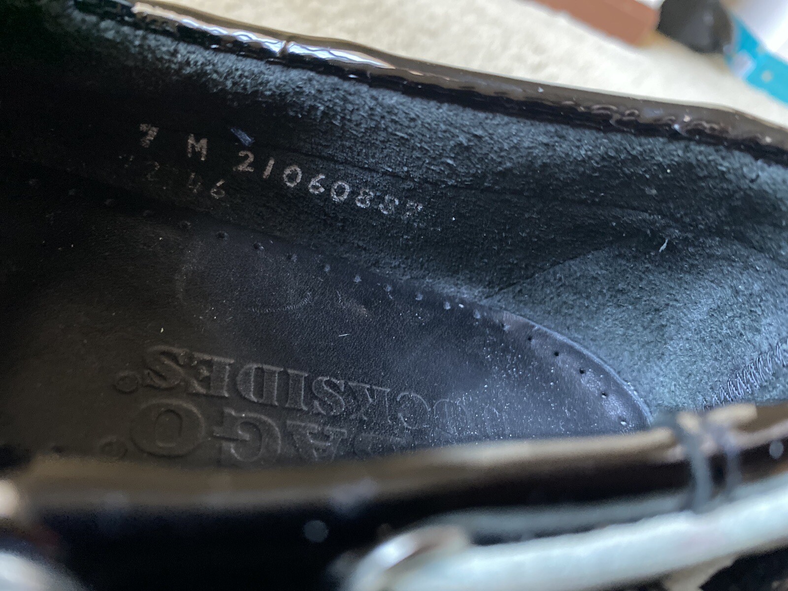 Rare Sebago X Vane Black Patent Docksides - Size 7 (Fits 7.5-8) image 6