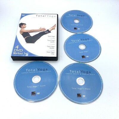 TOTAL YOGA (DVD SET) Ganga White & Tracey Rich earth water fire