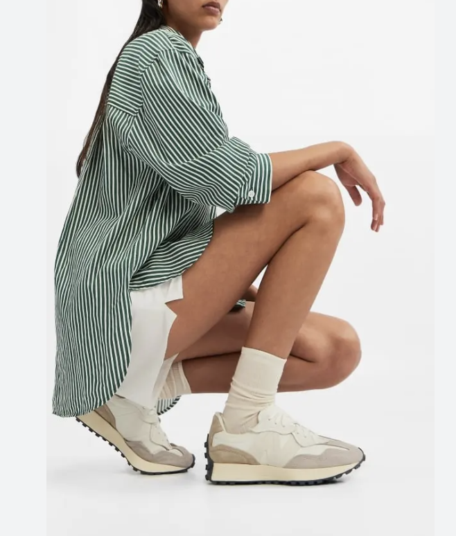 し Lサイズ ホワイト New Balance 327 Unisex Women 8 / Men 6.5 Sneakers Shoes
