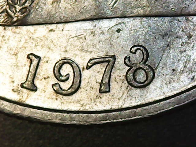 Máquina Doblar y DIE CHOQUE ERROR EN UN PESO MORELOS 1978 abierta ocho Foto 2 de 4