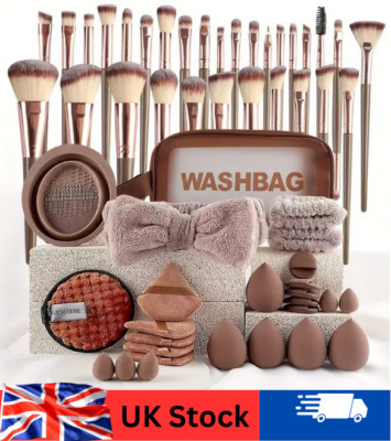 56ps Face Makeup Tools Full Set, Makeup Brushes, Wash Bag Mother's Day Gift