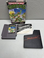 Teenage Mutant Ninja Turtles TMNT (Nintendo NES, 1989) CIB Complete Box & Manual