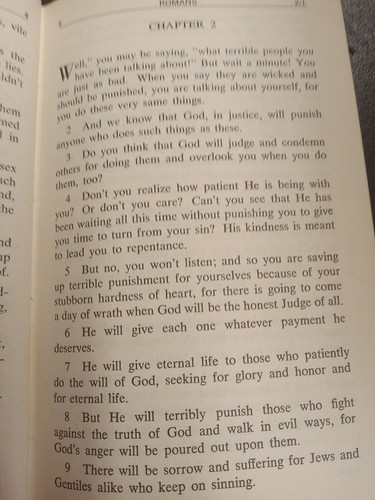 Living Letters The Paraphrased Epistles Religion hard cover - Picture 3 of 5