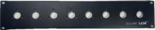 LASE 2U:CLM8 for 8 MINI CAM LOCK FEMALE HEAVY DUTY 12 GA RACK PANEL 19" x 3.5"