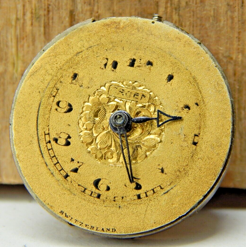 Vintage Watch Specialties co 15 jewel 3 adjustment 12/0s pocket