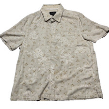 Nat Nast Luxury Originals Silk Shirt Mens Medium Floral Camp Bowling Vintage