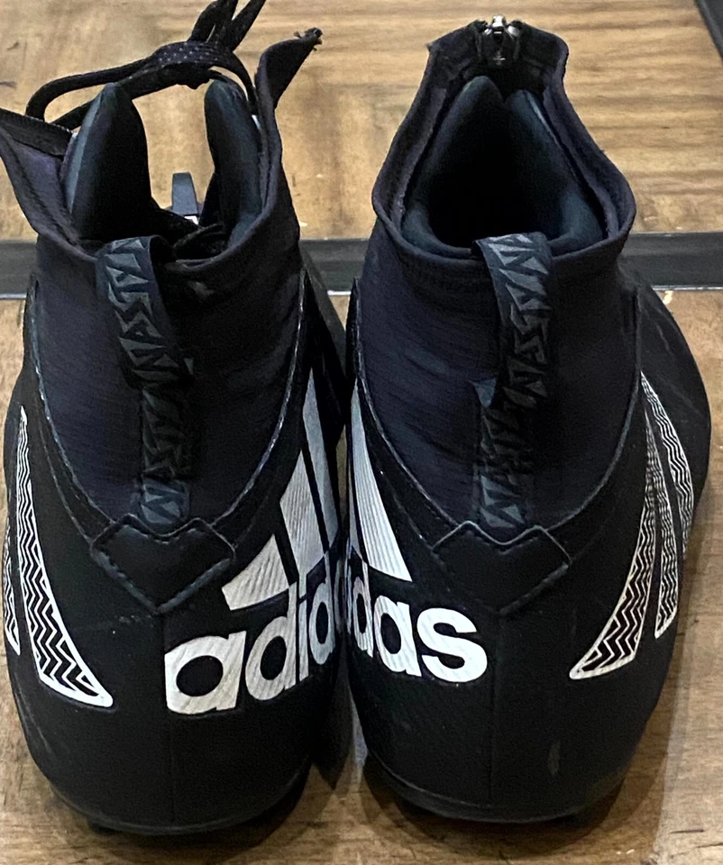 Adidas Nasty Fly 2E Football Cleats GX1780 | Team Black White | Mens 18 - Image 4 of 4