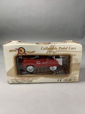 Pedal Champs Die Cast City Fire Department Truck Pedal Car 1:10 Scale Toy Car