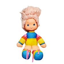 Rainbow Brite Doll Tickled Pink Baby Hallmark Plush 15" Vintage 1983